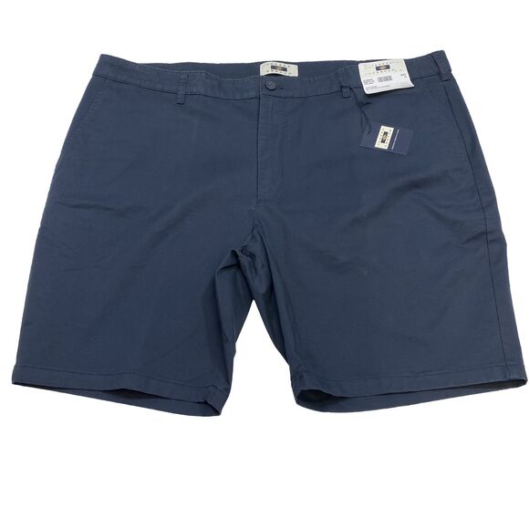 Joseph Abboud Modern Fit Chino Shorts Mens 44 Navy Blue Stretch American Preppy - Picture 1 of 9